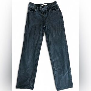 Levi's Black Straight Leg Jeans Classic Fit